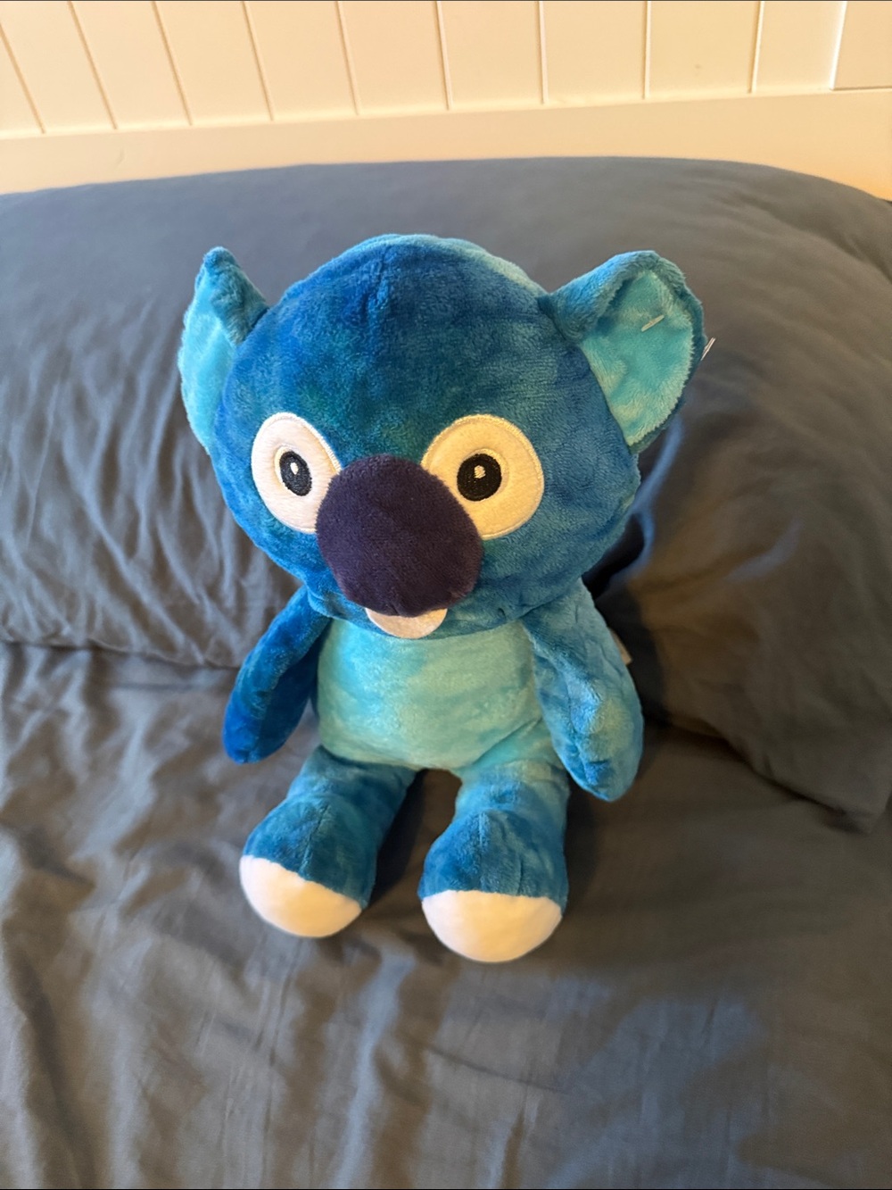 Blue Plush Koala Stuffed Animal - Soft Cuddly Kids Toy